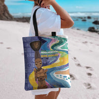 Nigeria Osun-Osogbo Festival Tote Bag Oshun God - Yoruba Pattern - Wonder Print Shop