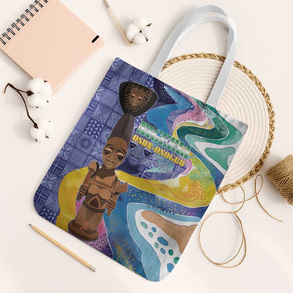 Nigeria Osun-Osogbo Festival Tote Bag Oshun God - Yoruba Pattern - Wonder Print Shop