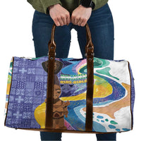 Nigeria Osun-Osogbo Festival Travel Bag Oshun God - Yoruba Pattern - Wonder Print Shop