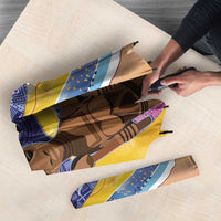 Nigeria Osun-Osogbo Festival Umbrella Oshun God - Yoruba Pattern - Wonder Print Shop