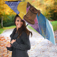 Nigeria Osun-Osogbo Festival Umbrella Oshun God - Yoruba Pattern - Wonder Print Shop