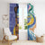 Nigeria Osun-Osogbo Festival Window Curtain Oshun God - Yoruba Pattern - Wonder Print Shop