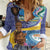 Nigeria Osun-Osogbo Festival Women Casual Shirt Oshun God - Yoruba Pattern - Wonder Print Shop
