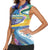 Nigeria Osun-Osogbo Festival Women Sleeveless Polo Shirt Oshun God - Yoruba Pattern - Wonder Print Shop