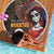 Mexico Day Of The Dead Beach Blanket La Catrina Mix Cempasuchil Aztec Pattern LT15