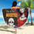 Mexico Day Of The Dead Beach Blanket La Catrina Mix Cempasuchil Aztec Pattern LT15