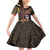 Mexico Day Of The Dead Family Matching Off Shoulder Short Dress and Hawaiian Shirt La Catrina Mix Cempasuchil Aztec Pattern - Wonder Print Shop