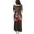Mexico Day Of The Dead Family Matching Puletasi and Hawaiian Shirt La Catrina Mix Cempasuchil Aztec Pattern - Wonder Print Shop