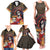 Mexico Day Of The Dead Family Matching Tank Maxi Dress and Hawaiian Shirt La Catrina Mix Cempasuchil Aztec Pattern - Wonder Print Shop