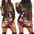 Mexico Day Of The Dead Hoodie Dress La Catrina Mix Cempasuchil Aztec Pattern - Wonder Print Shop
