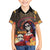 Mexico Day Of The Dead Kid Hawaiian Shirt La Catrina Mix Cempasuchil Aztec Pattern LT15