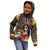 Mexico Day Of The Dead Kid Hoodie La Catrina Mix Cempasuchil Aztec Pattern LT15