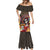 Mexico Day Of The Dead Mermaid Dress La Catrina Mix Cempasuchil Aztec Pattern - Wonder Print Shop