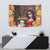 Mexico Day Of The Dead Tapestry La Catrina Mix Cempasuchil Aztec Pattern LT15