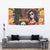 Mexico Day Of The Dead Tapestry La Catrina Mix Cempasuchil Aztec Pattern LT15