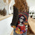 Mexico Day Of The Dead Women Casual Shirt La Catrina Mix Cempasuchil Aztec Pattern - Wonder Print Shop