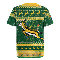 South Africa Christmas Rugby Rugby Jersey Springboks Geseende Kersfees - Wonder Print Shop