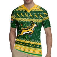South Africa Christmas Rugby Rugby Jersey Springboks Geseende Kersfees - Wonder Print Shop