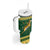 South Africa Christmas Rugby Tumbler With Handle Springboks Geseende Kersfees - Wonder Print Shop
