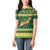 South Africa Christmas Rugby Women Polo Shirt Springboks Geseende Kersfees - Wonder Print Shop