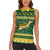 South Africa Christmas Rugby Women Sleeveless Polo Shirt Springboks Geseende Kersfees - Wonder Print Shop