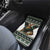 South Africa Christmas Rugby Car Mats Springboks Mascot Mix African Pattern - Wonder Print Shop