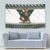 South Africa Christmas Rugby Tapestry Springboks Mascot Mix African Pattern - Wonder Print Shop