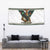South Africa Christmas Rugby Tapestry Springboks Mascot Mix African Pattern - Wonder Print Shop