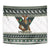 South Africa Christmas Rugby Tapestry Springboks Mascot Mix African Pattern - Wonder Print Shop