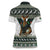 South Africa Christmas Rugby Women Polo Shirt Springboks Mascot Mix African Pattern - Wonder Print Shop
