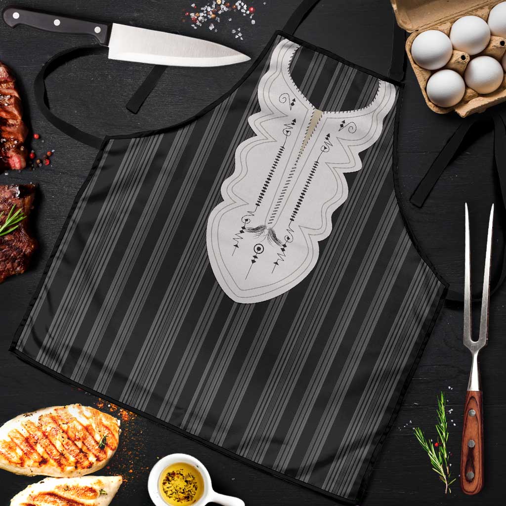 Liberia Black Kpelle Traditional Pattern Apron - Wonder Print Shop