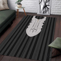 Liberia Black Kpelle Traditional Pattern Area Rug - Wonder Print Shop