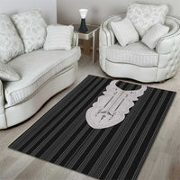 Liberia Black Kpelle Traditional Pattern Area Rug - Wonder Print Shop