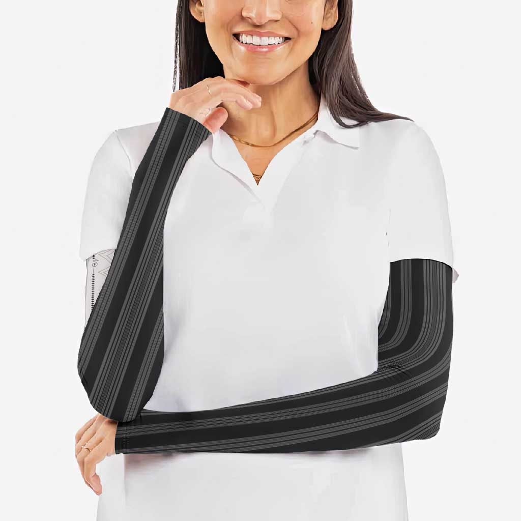 Liberia Black Kpelle Traditional Pattern Arm Sleeves - Wonder Print Shop