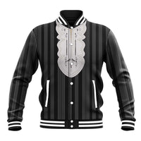 Liberia Black Kpelle Traditional Pattern Baseball Jacket - Wonder Print Shop