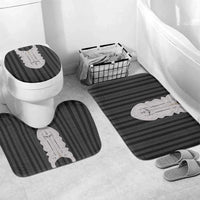 Liberia Black Kpelle Traditional Pattern Bathroom Set - Wonder Print Shop