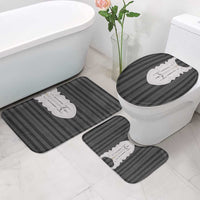 Liberia Black Kpelle Traditional Pattern Bathroom Set - Wonder Print Shop