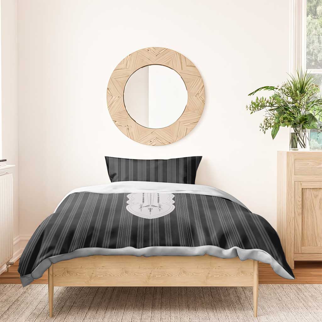 Liberia Black Kpelle Traditional Pattern Bedding Set - Wonder Print Shop