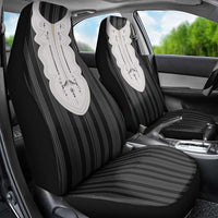 Liberia Black Kpelle Traditional Pattern Car Seat Cover - Wonder Print Shop