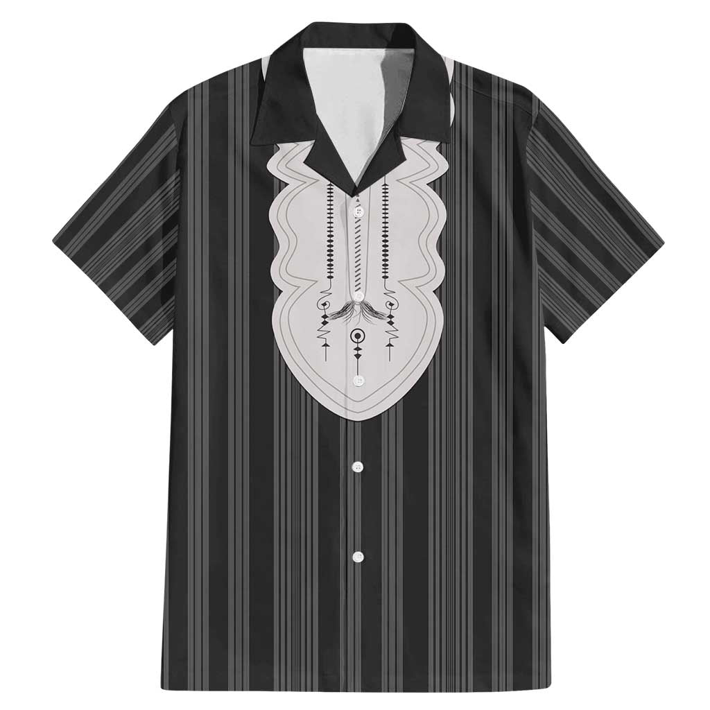 Liberia Black Kpelle Traditional Pattern Family Matching Mermaid Dress and Hawaiian Shirt - Wonder Print Shop