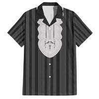 Liberia Black Kpelle Traditional Pattern Family Matching Off The Shoulder Long Sleeve Dress and Hawaiian Shirt - Wonder Print Shop