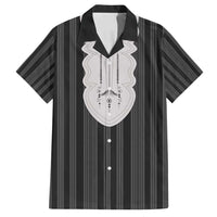 Liberia Black Kpelle Traditional Pattern Family Matching Off Shoulder Short Dress and Hawaiian Shirt - Wonder Print Shop