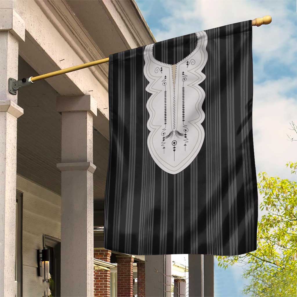 Liberia Black Kpelle Traditional Pattern Garden Flag - Wonder Print Shop