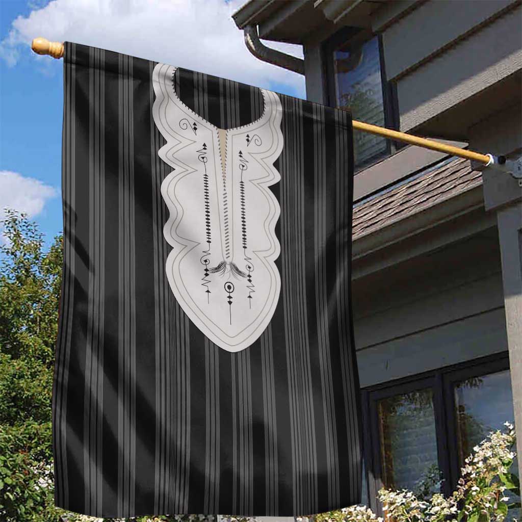 Liberia Black Kpelle Traditional Pattern Garden Flag - Wonder Print Shop