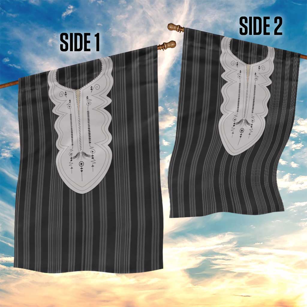 Liberia Black Kpelle Traditional Pattern Garden Flag - Wonder Print Shop