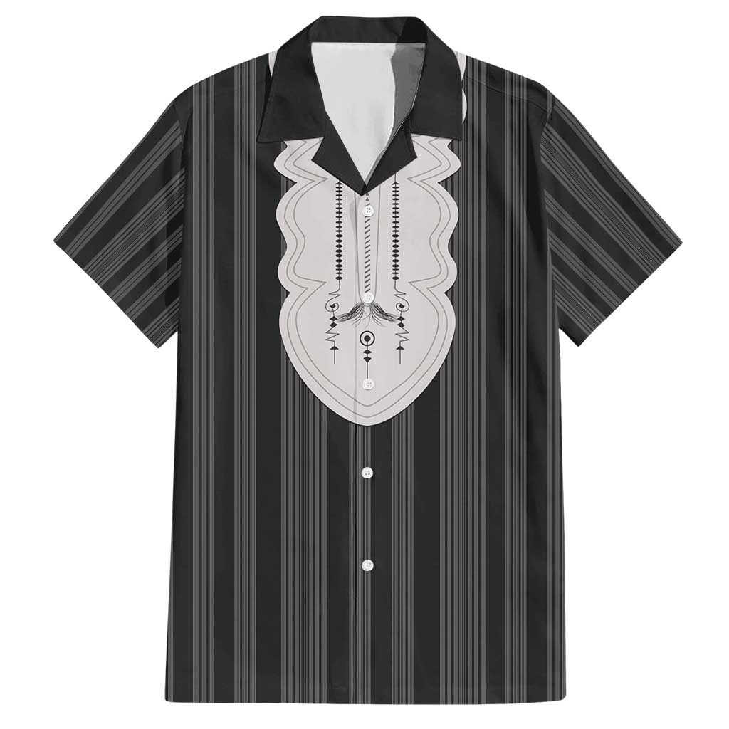 Liberia Black Kpelle Traditional Pattern Hawaiian Shirt - Wonder Print Shop