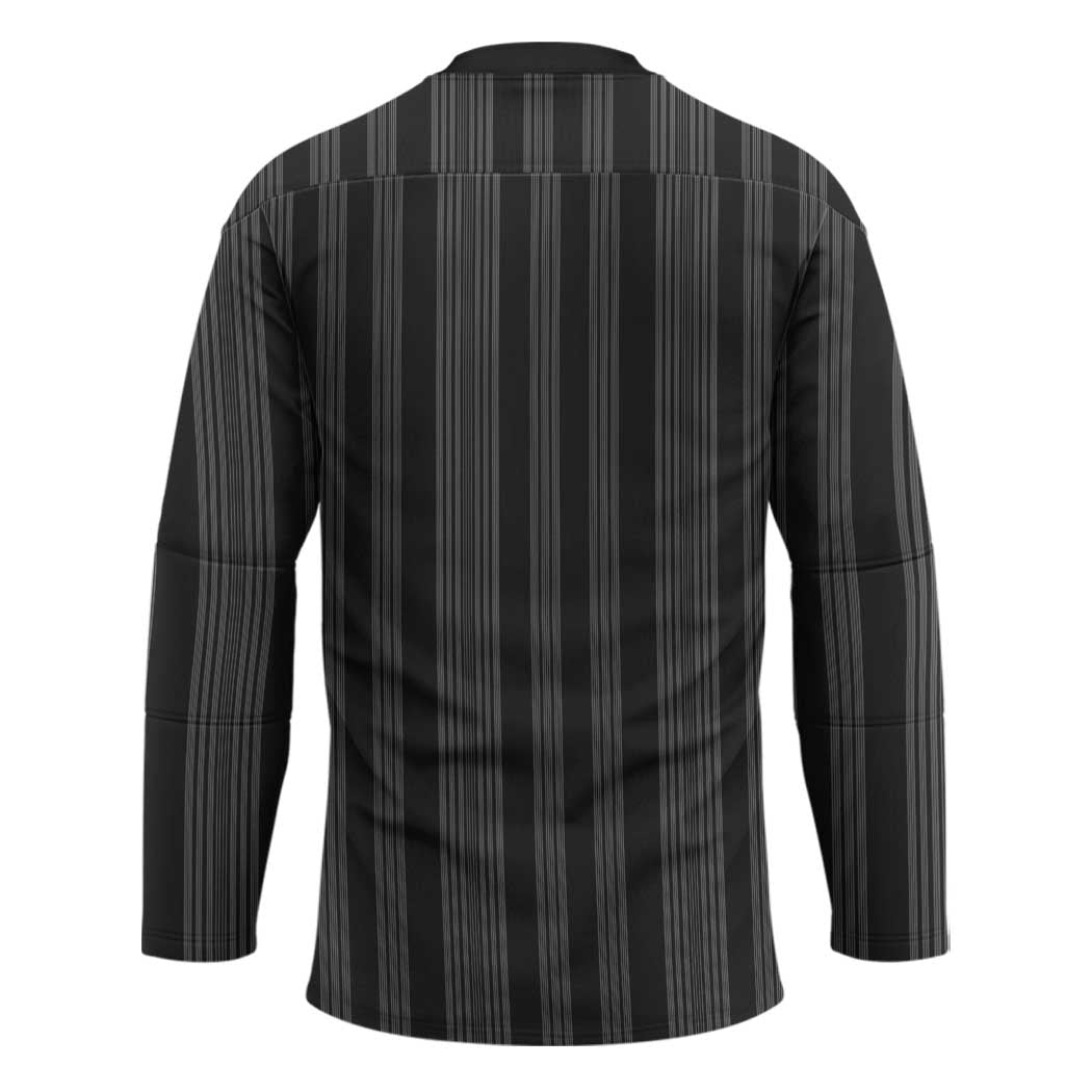 Liberia Black Kpelle Traditional Pattern Hockey Jersey - Wonder Print Shop