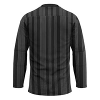 Liberia Black Kpelle Traditional Pattern Hockey Jersey - Wonder Print Shop