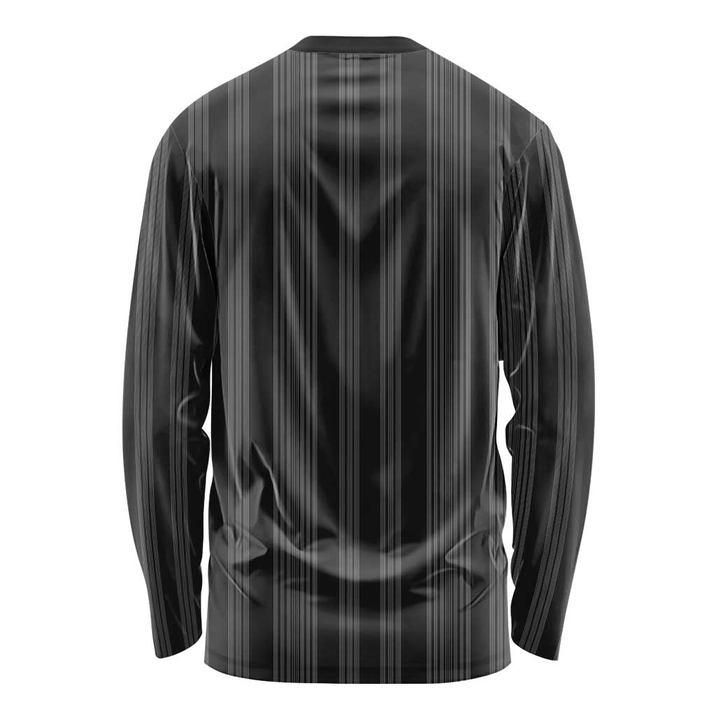 Liberia Black Kpelle Traditional Pattern Long Sleeve Shirt - Wonder Print Shop