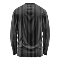 Liberia Black Kpelle Traditional Pattern Long Sleeve Shirt - Wonder Print Shop